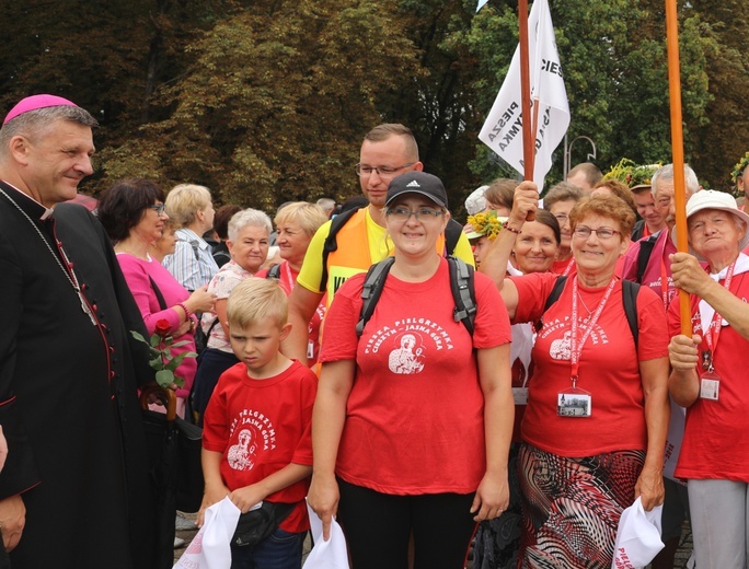 Powitanie 27. Pielgrzymki Cieszyńskiej na Jasnej Górze - 2018