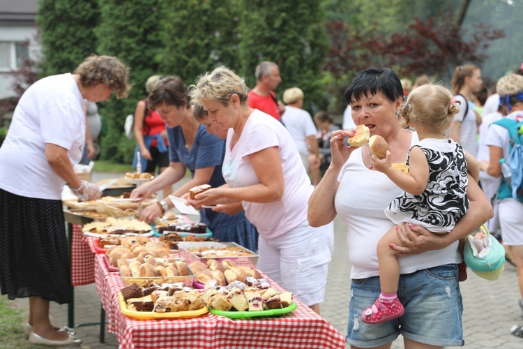 Powitanie pielgrzymów z Oświęcimia na Górce w Gołonogu - 2018