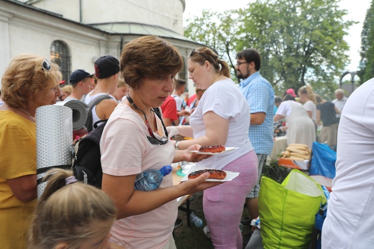 Powitanie pielgrzymów z Oświęcimia na Górce w Gołonogu - 2018