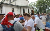 Powitanie pielgrzymów z Oświęcimia na Górce w Gołonogu - 2018