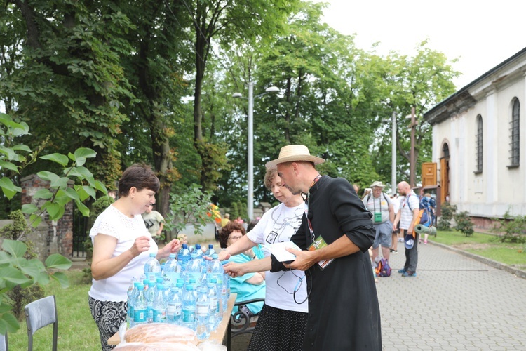 Powitanie pielgrzymów z Oświęcimia na Górce w Gołonogu - 2018