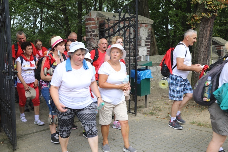 Powitanie pielgrzymów z Oświęcimia na Górce w Gołonogu - 2018