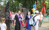 Powitanie pielgrzymów z Oświęcimia na Górce w Gołonogu - 2018