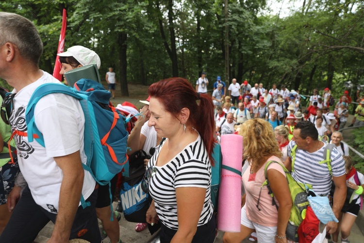 Powitanie pielgrzymów z Oświęcimia na Górce w Gołonogu - 2018