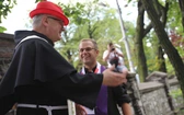 Powitanie pielgrzymów z Oświęcimia na Górce w Gołonogu - 2018