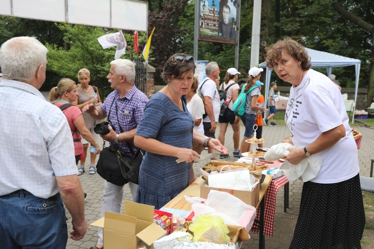 Powitanie pielgrzymów z Oświęcimia na Górce w Gołonogu - 2018