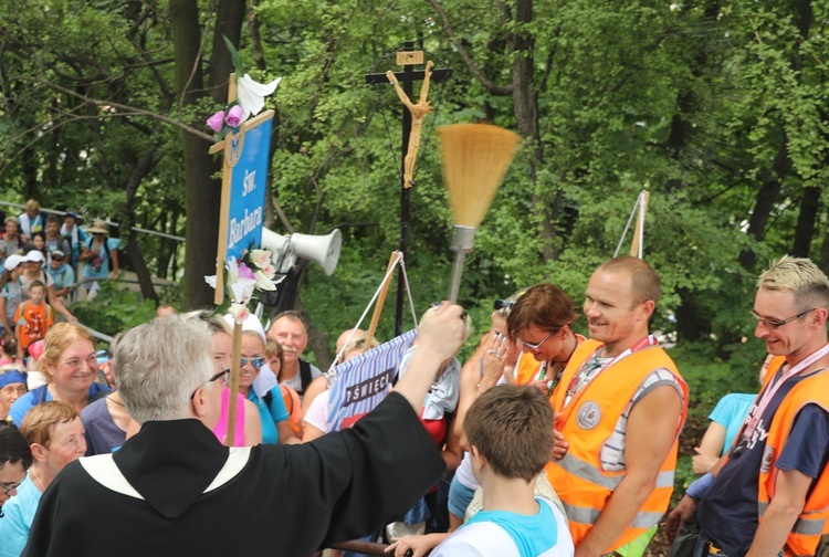 Powitanie pielgrzymów z Oświęcimia na Górce w Gołonogu - 2018