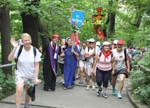 Powitanie pielgrzymów z Oświęcimia na Górce w Gołonogu - 2018