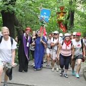 Powitanie pielgrzymów z Oświęcimia na Górce w Gołonogu - 2018