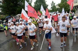 W tym roku pobiegło 55 osób. Najstarszy uczestnik ma 70 lat