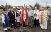 Poświęcenie placu budowy kościoła w Redzie-Ciechocinie