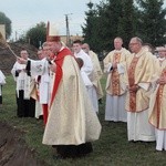 Poświęcenie placu budowy kościoła w Redzie-Ciechocinie