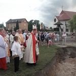 Poświęcenie placu budowy kościoła w Redzie-Ciechocinie