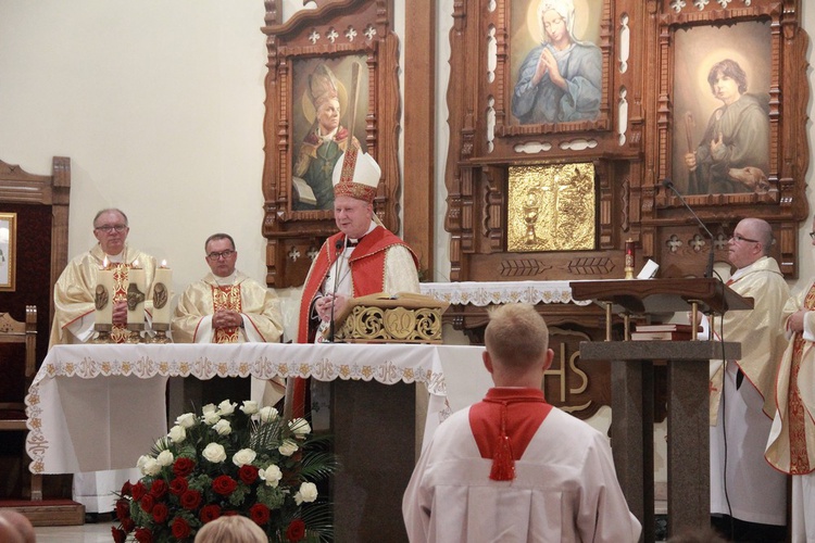 Poświęcenie placu budowy kościoła w Redzie-Ciechocinie