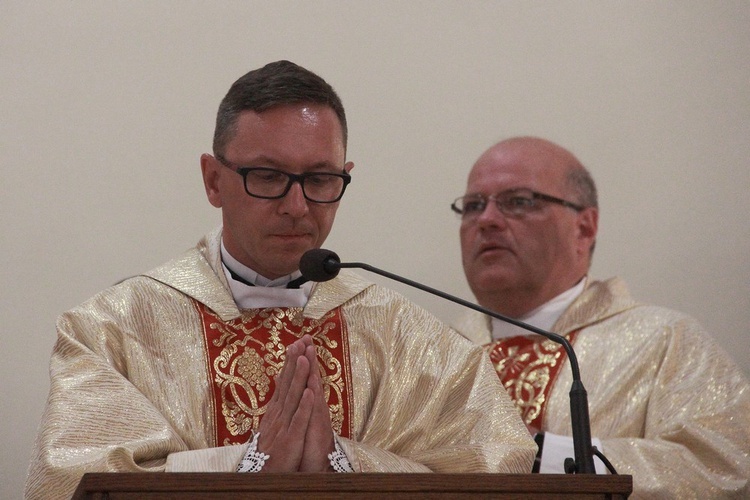 Poświęcenie placu budowy kościoła w Redzie-Ciechocinie