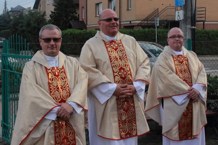 Poświęcenie placu budowy kościoła w Redzie-Ciechocinie