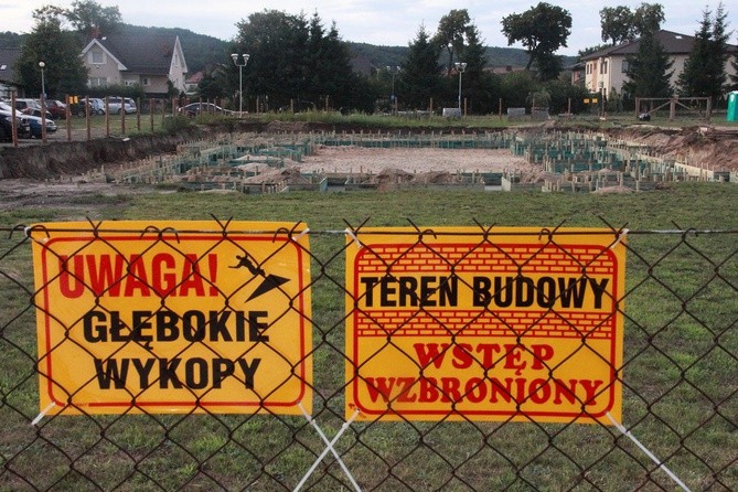 Poświęcenie placu budowy kościoła w Redzie-Ciechocinie