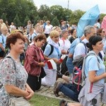 Powitanie 27. Pielgrzymki Diecezji Bielsko-Żywieckiej - grupy hałcnowskie na Jasnej Górze - 2018