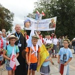 Powitanie 27. Pielgrzymki Diecezji Bielsko-Żywieckiej - grupy hałcnowskie na Jasnej Górze - 2018