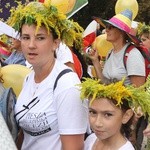 Powitanie 27. Pielgrzymki Diecezji Bielsko-Żywieckiej - grupy hałcnowskie na Jasnej Górze - 2018