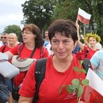 Powitanie 27. Pielgrzymki Diecezji Bielsko-Żywieckiej - grupy hałcnowskie na Jasnej Górze - 2018