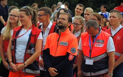 Maltańczycy z bielskiego oddziału Maltańskiej Służby Medycznej na Jasnej Górze