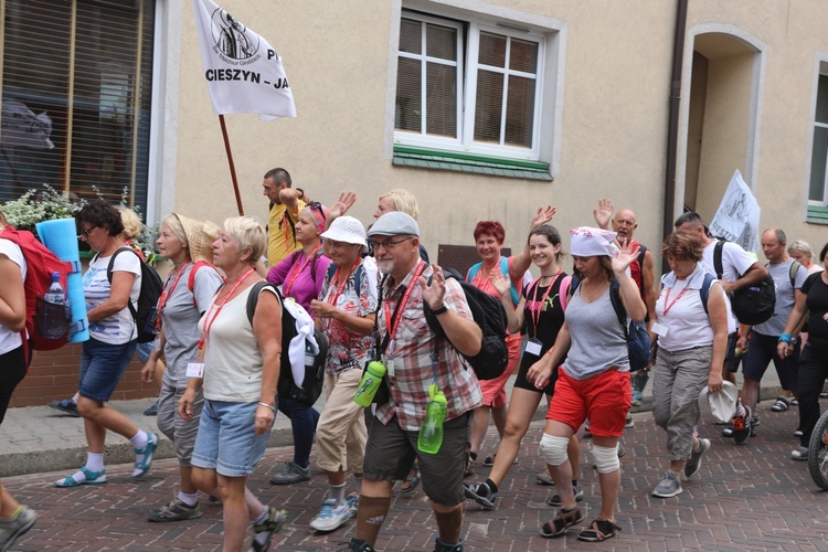 27. Pielgrzymka Cieszyńska na trasie - w Woźnikach - 2018