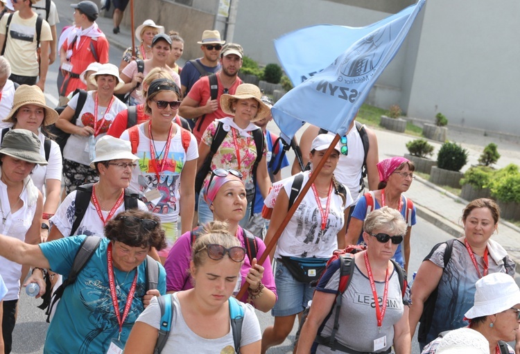 27. Pielgrzymka Cieszyńska na trasie - w Woźnikach - 2018