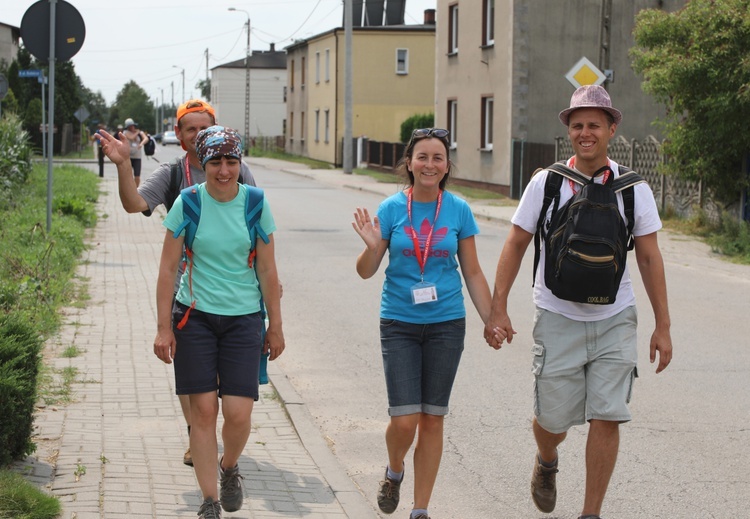 27. Pielgrzymka Cieszyńska na trasie - w Woźnikach - 2018