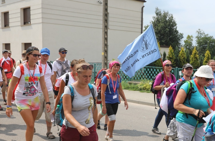 27. Pielgrzymka Cieszyńska na trasie - w Woźnikach - 2018