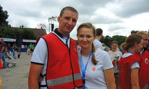 Maltańczycy i już narzeczeni - Marta i Paweł na Jasnej Górze
