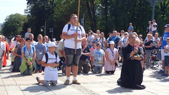 Pielgrzymi na Jasnej Górze