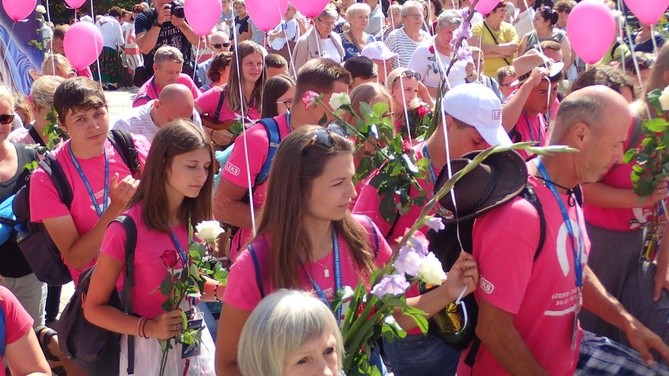 Pielgrzymi na Jasnej Górze