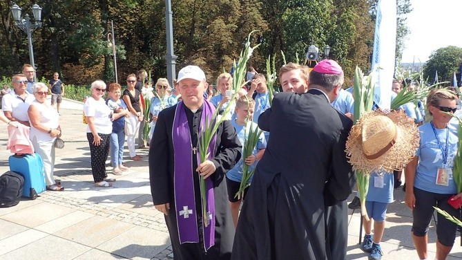 Pielgrzymi na Jasnej Górze