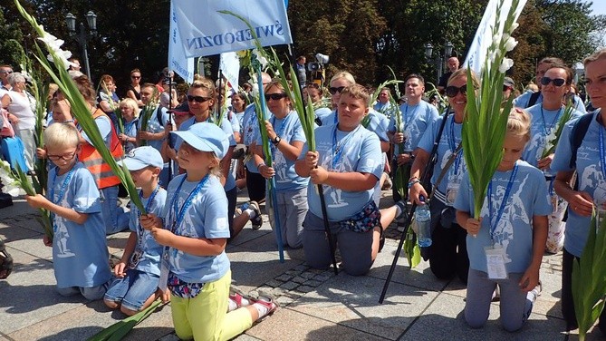 Pielgrzymi na Jasnej Górze