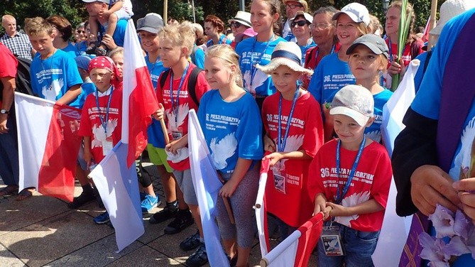 Pielgrzymi na Jasnej Górze