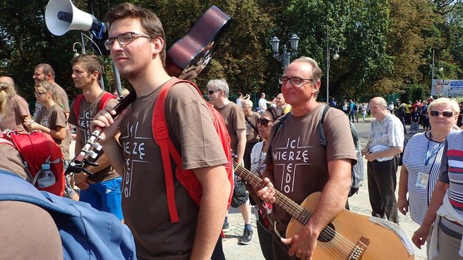 Pielgrzymi na Jasnej Górze