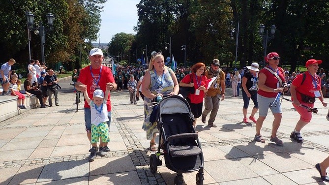 Pielgrzymi na Jasnej Górze