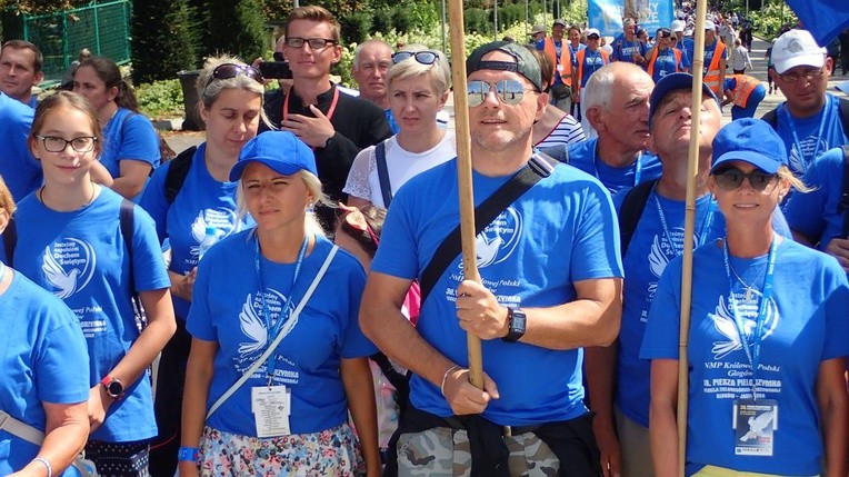 Pielgrzymi na Jasnej Górze