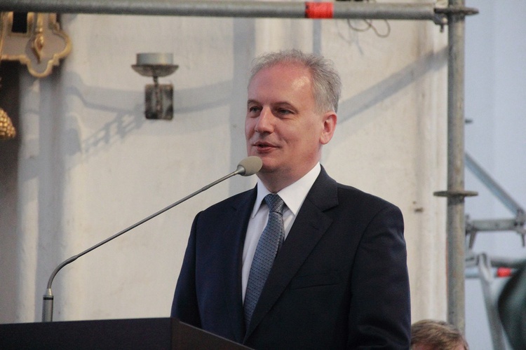 Zlot harcerski - Msza dla seniorów