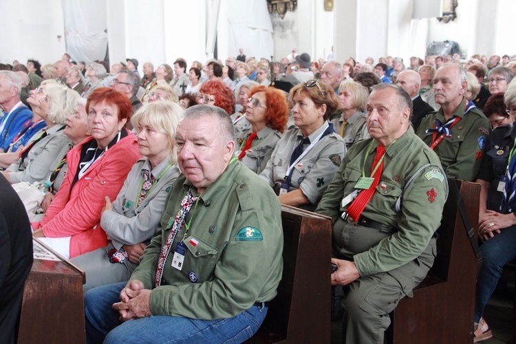 Zlot harcerski - Msza dla seniorów