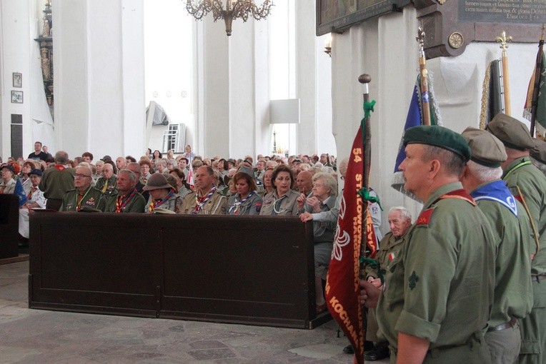 Zlot harcerski - Msza dla seniorów