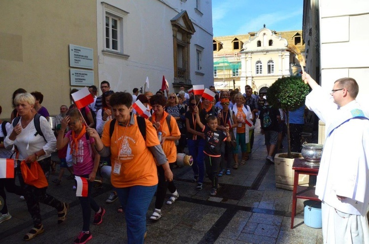 Pielgrzymi na Jasnej Górze