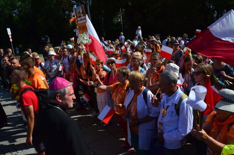 Pielgrzymi na Jasnej Górze