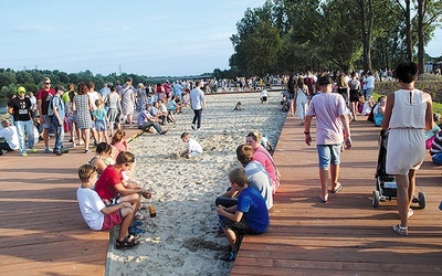 Spacery i zabawy na plaży nie miały końca.