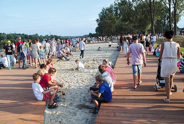 Spacery i zabawy na plaży nie miały końca.