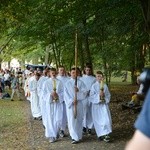 Pielgrzymkowa Eucharystia i tablica pamięci ks. Grzywocza