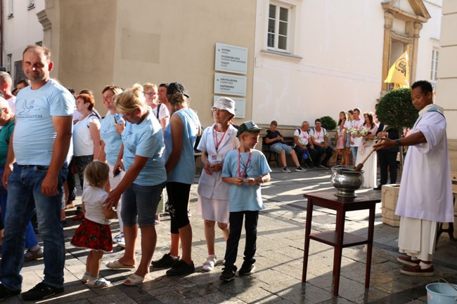 Wejście pielgrzymki radomskiej - jasnogórski szczyt i kaplica Cudownego Obrazu