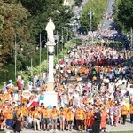 Wejście pielgrzymki radomskiej - jasnogórski szczyt i kaplica Cudownego Obrazu