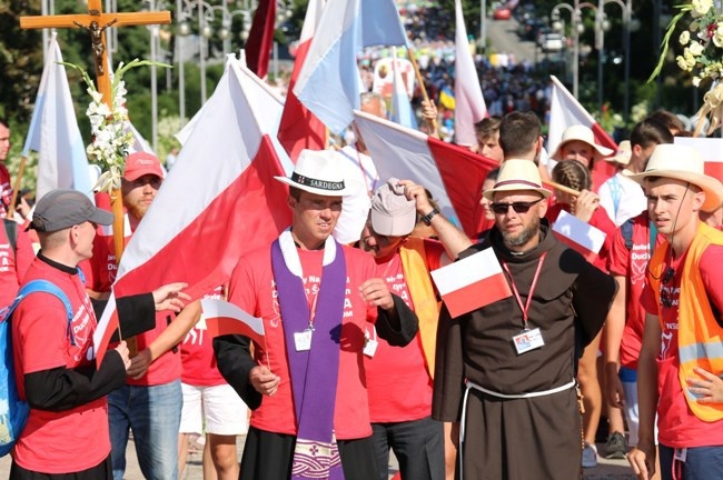 Wejście pielgrzymki radomskiej - jasnogórski szczyt i kaplica Cudownego Obrazu